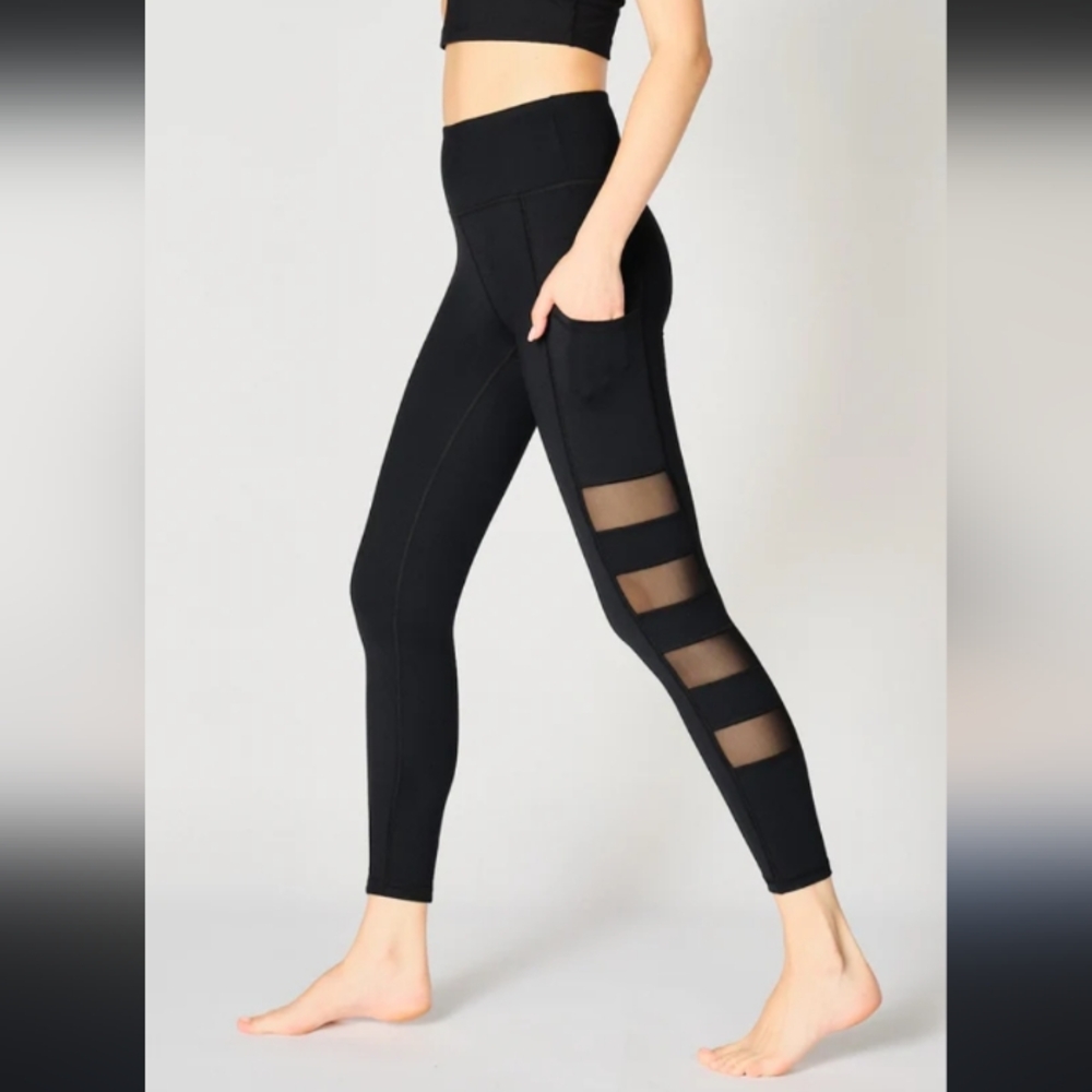 X by Gottex Mesh Leggings - Picture 1 of 12
